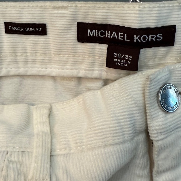 Michael Kors Off-White Pants Parker Slim Fit 30x32 - Picture 5 of 8